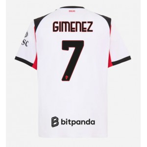 Fotbalové Dres AC Milan Santiago Gimenez #7 Venkovní Oblečení 2025-26 Krátký Rukáv